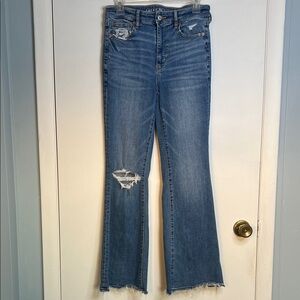 Flare Distressed Jeans